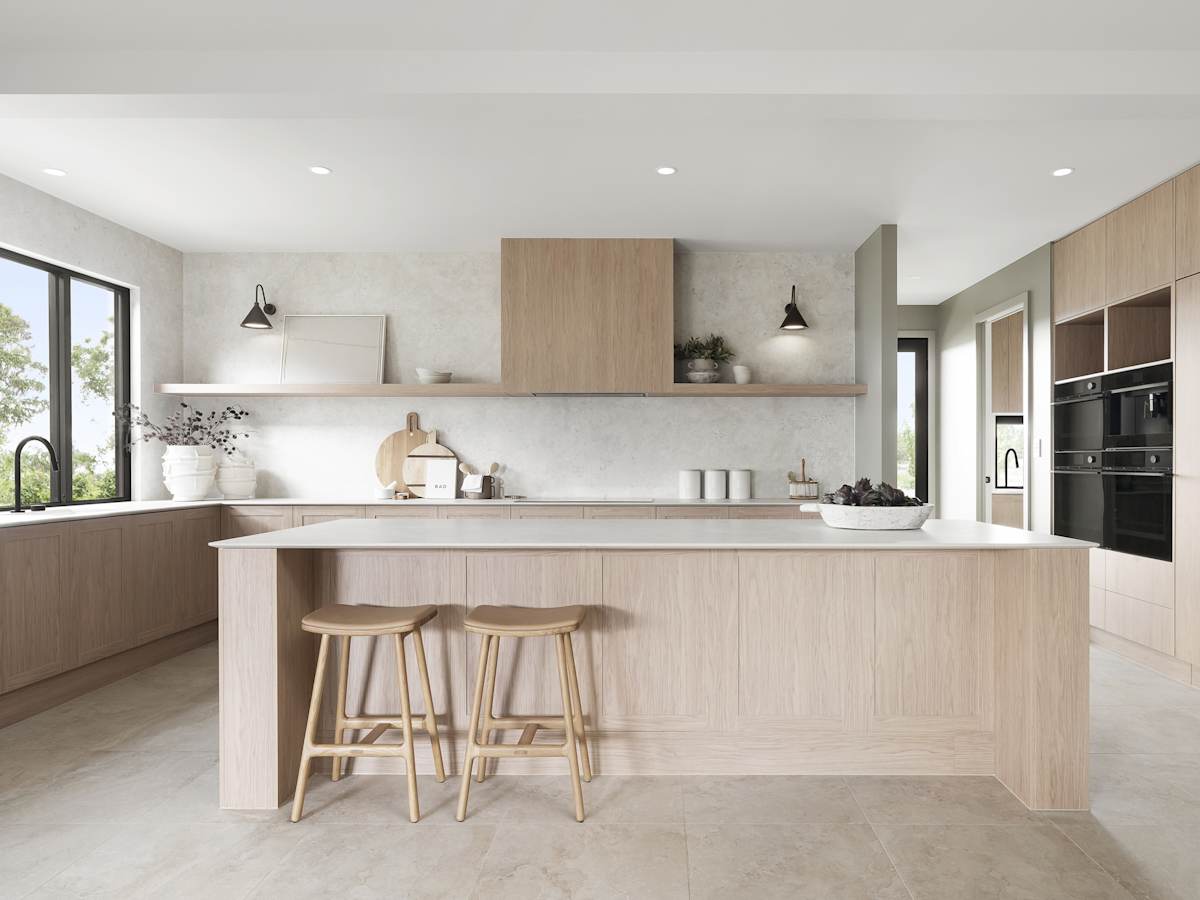 Cranbourne Executive House Design Kitchen in Contempo Style
