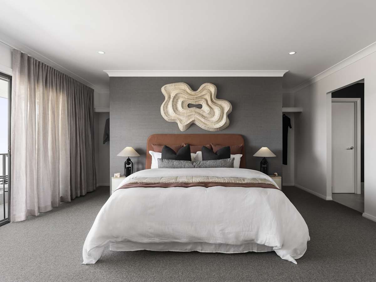 Lagos One House Design Main Bedroom in Contempo style