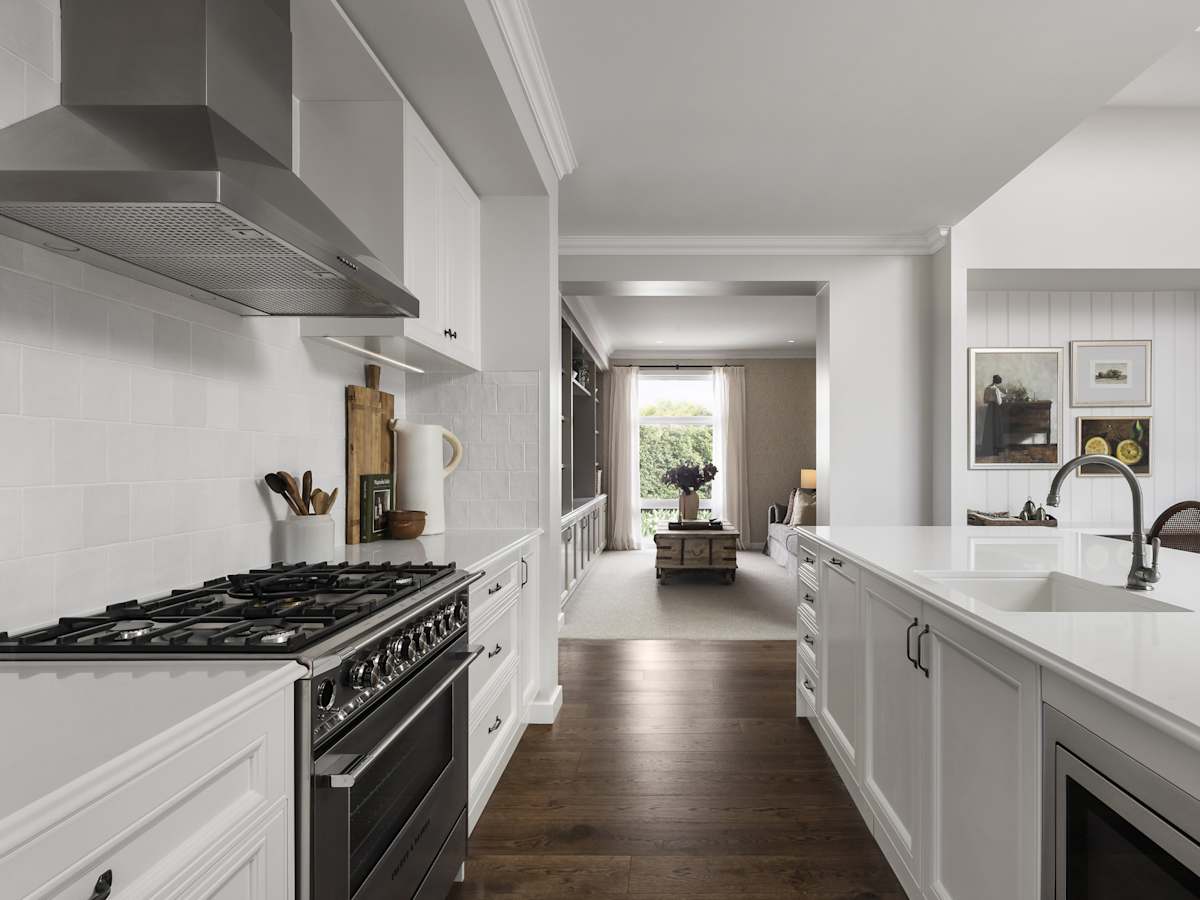 Riviera Manor House Design Theatre Kitchen In Coastal style