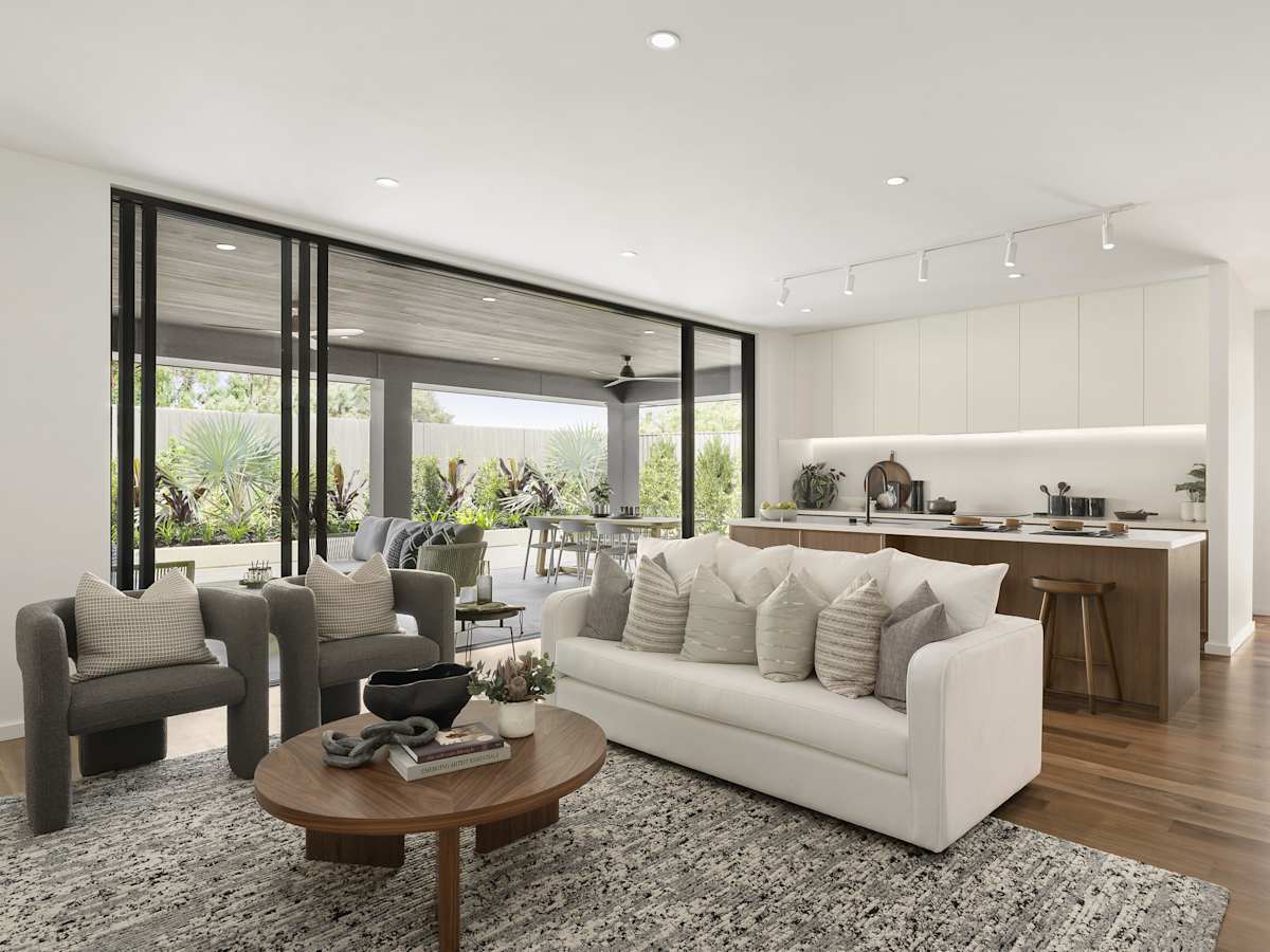 Miami Grande House Design Kitchen Living Alfresco in Contempo style