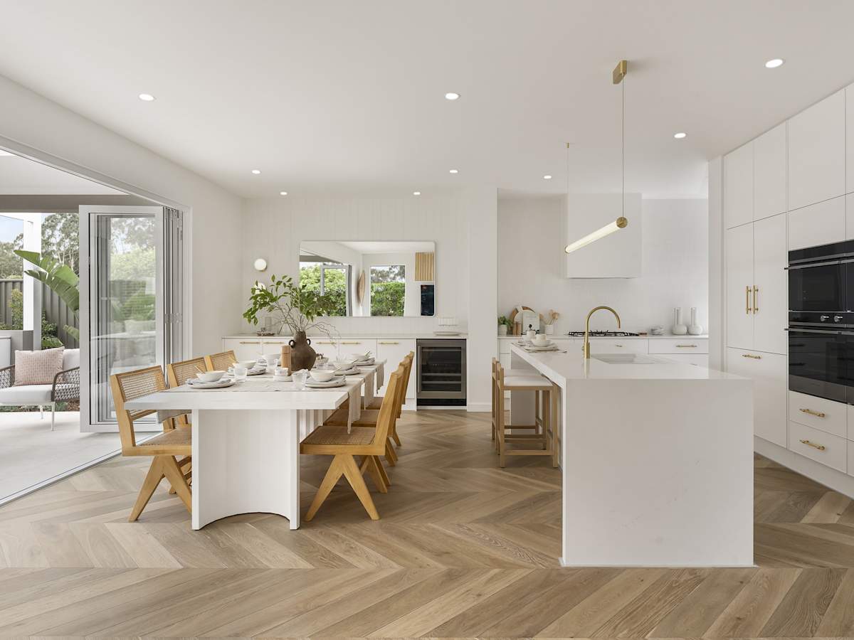 Panorama 33 House Design Kitchen Dining in Coastal Style
