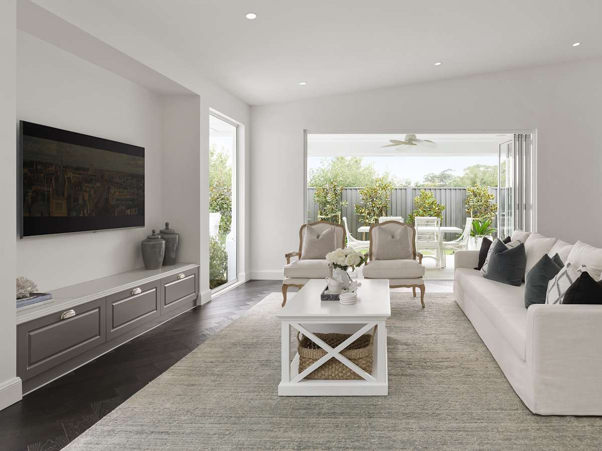 Retreat Grande House Design Living Alfresco in Classic style
