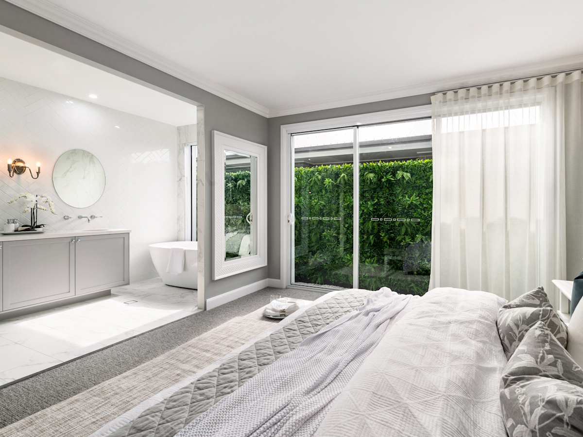 San Marino Pacific house design Bedroom in Classic style