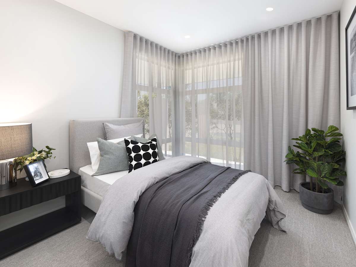 Miami Executive house design Bedroom in Contempo style