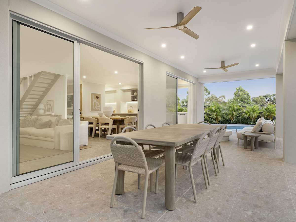 Enzo Five House Design Alfresco in Coastal style