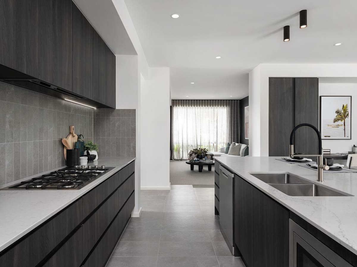 riviera manor house design kitchen and theatre in contempo style