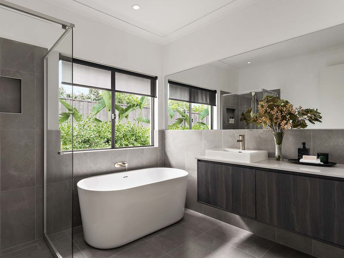 riviera manor house design bathroom in contempo style