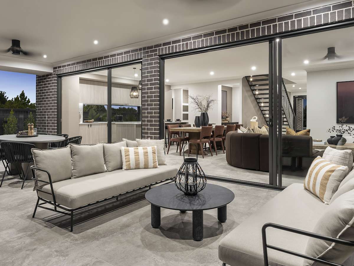 enzo three house design alfresco in urban style