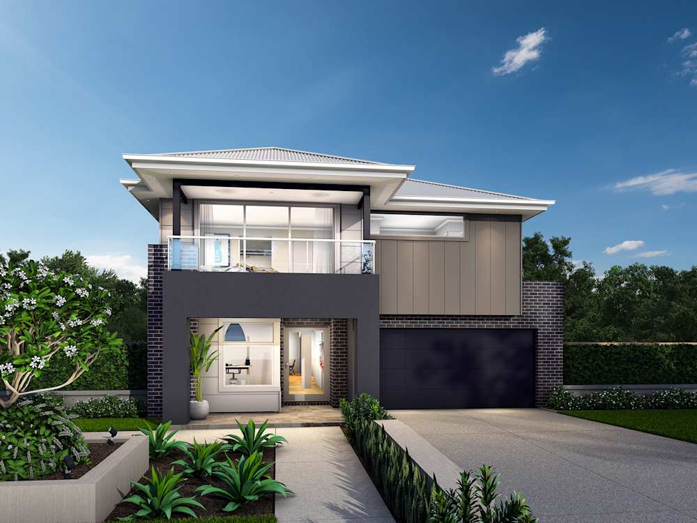 St Clair 34 One house design with Braydon facade
