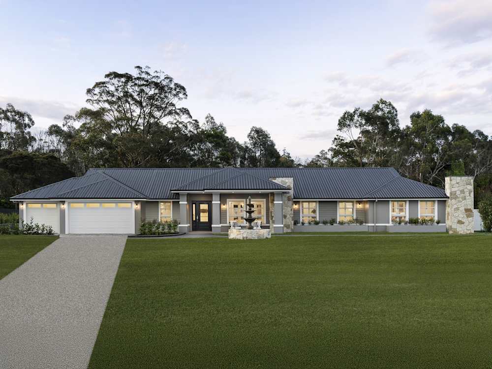Bronte Executive Grande Manor One House Design Facade