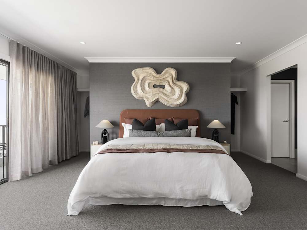 Lagos One House Design Main Bedroom in Contempo style