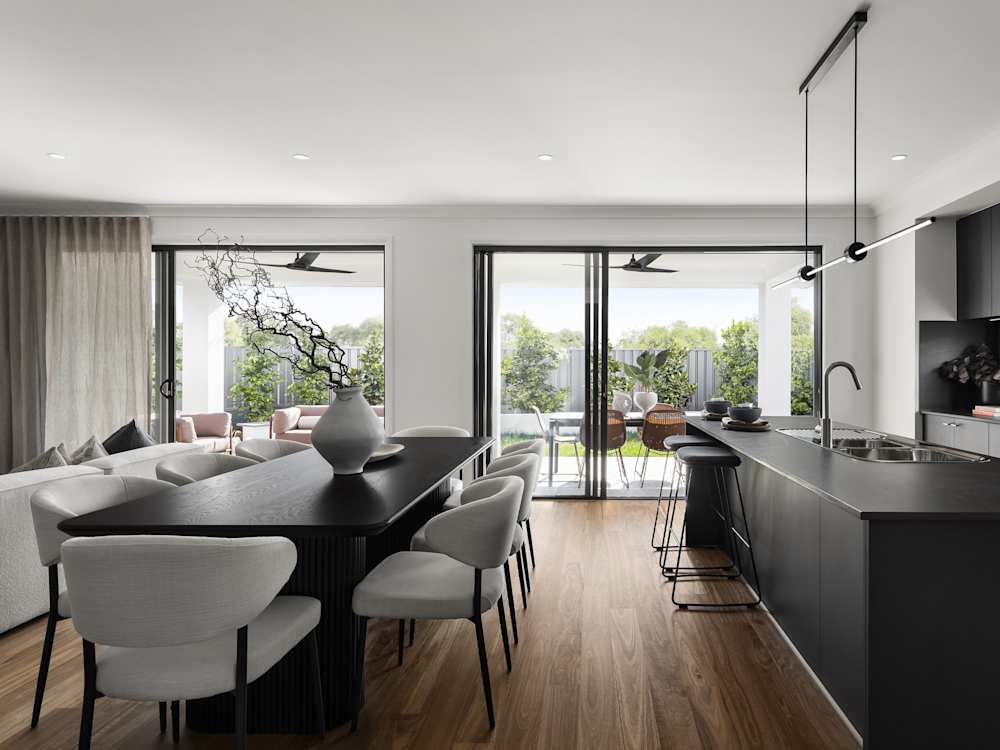 Lagos One House Design Kitchen Dining in Contempo style