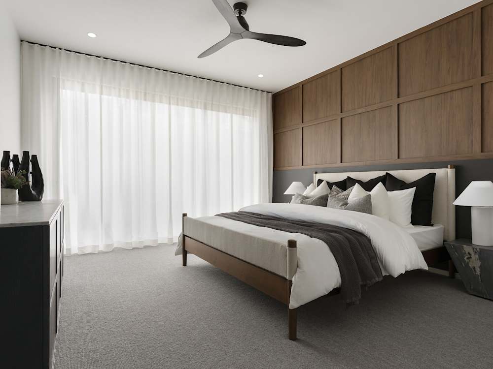 Miami Grande House Design Main Bedroom in Contempo style