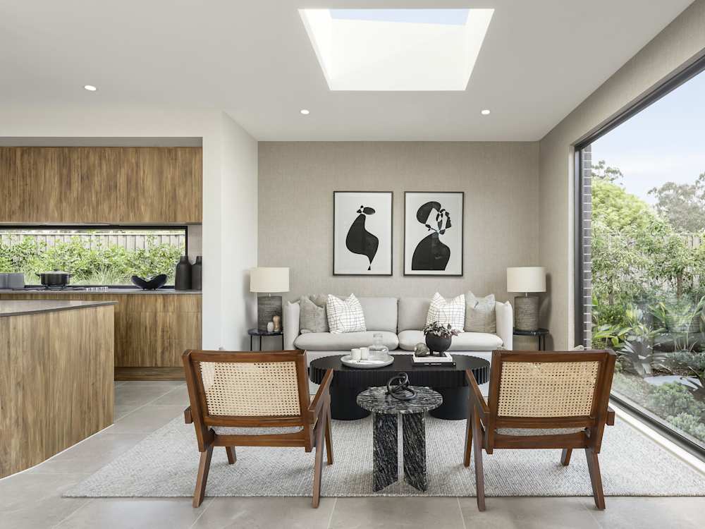 Lancaster 29 House Design Living in Urban style