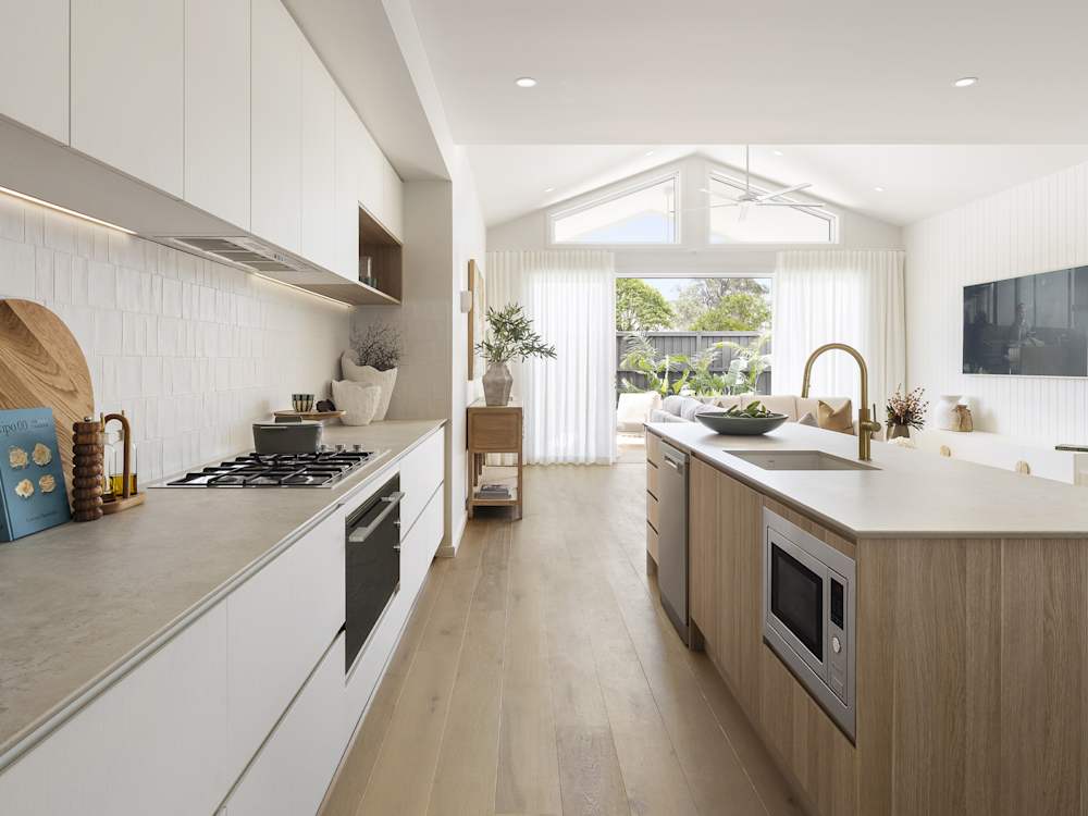 Aria 28 House Design Kitchen  Living in Coastal style