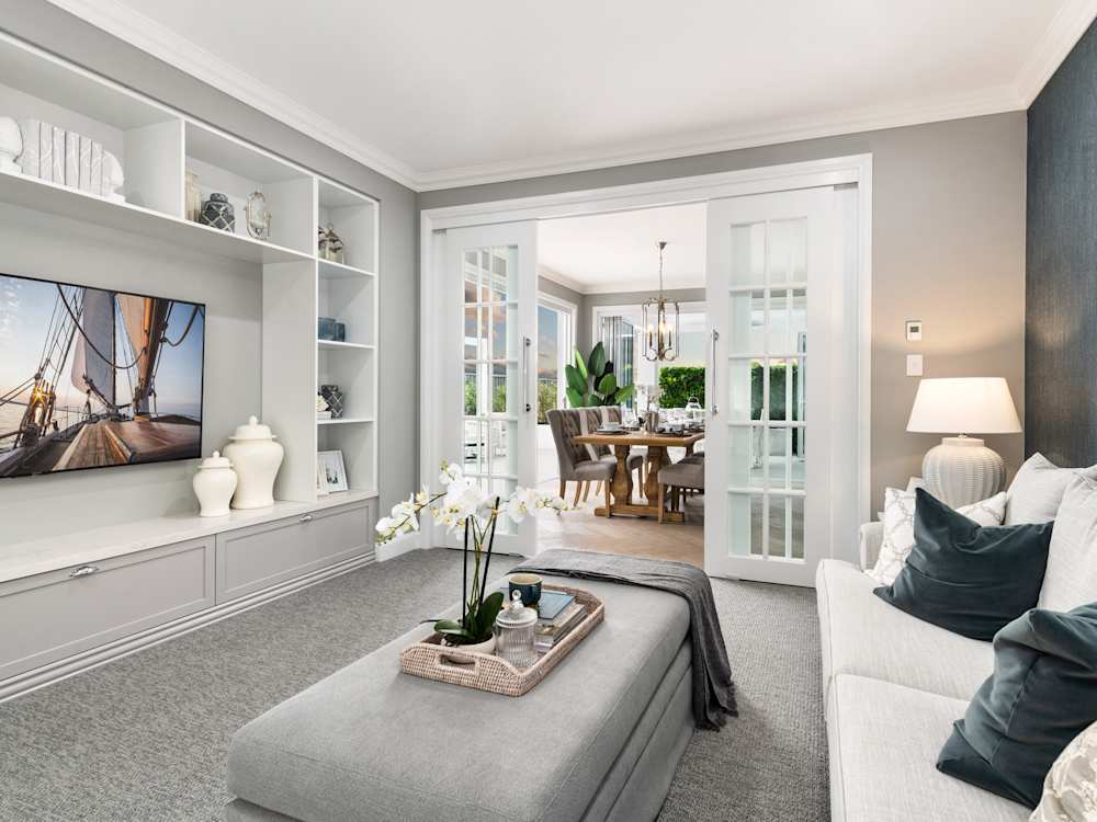 San Marino Pacific house design Theatre in Classic style