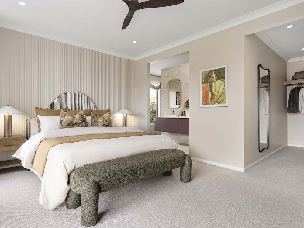 St Tropez Encore House Design Main Bedroom in Urban Style
