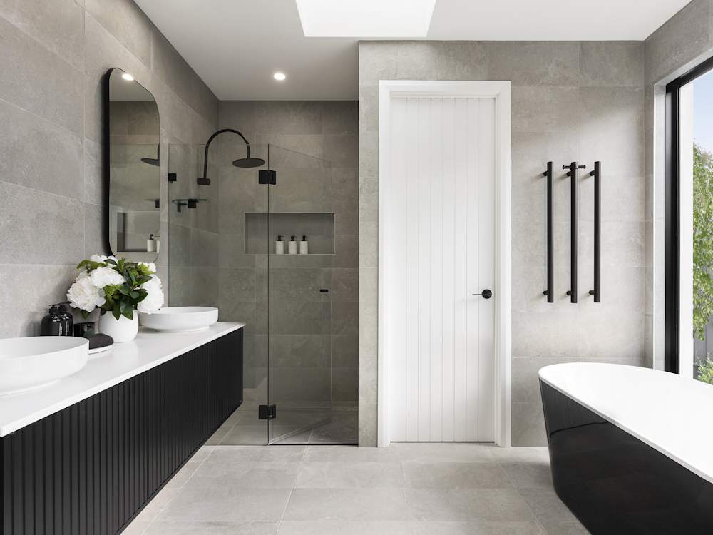 Beachmere Encore House Design Ensuite in Contempo style