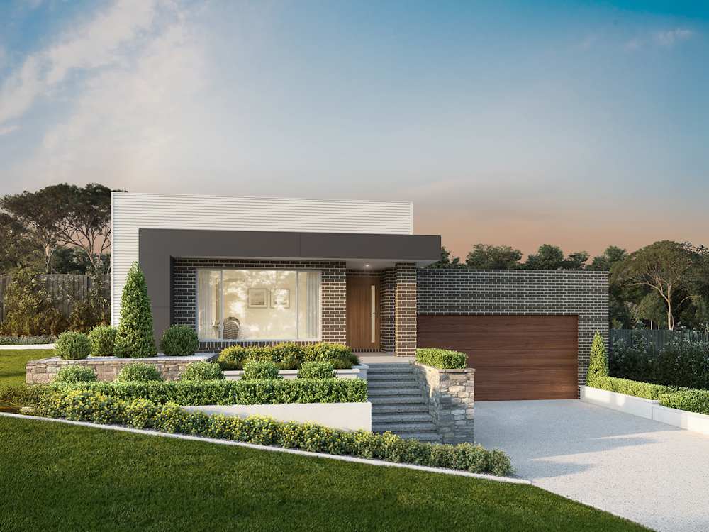 Darlington house design with luxe facade
