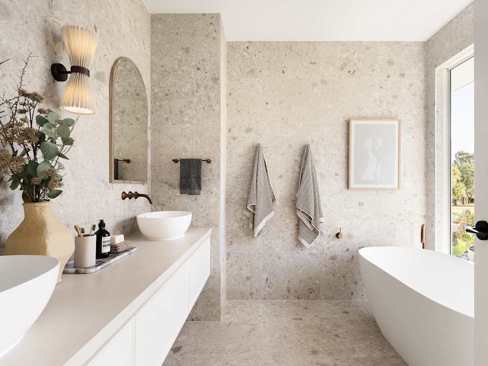 san marino grande house design bathroom in coastal style