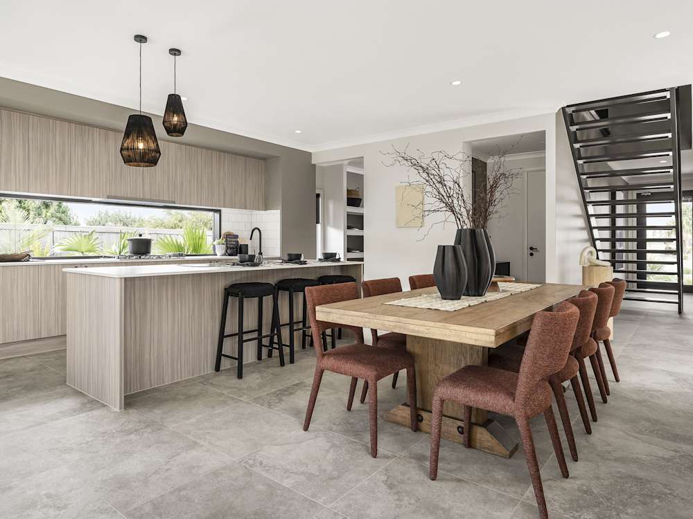 enzo three house design dining in urban style