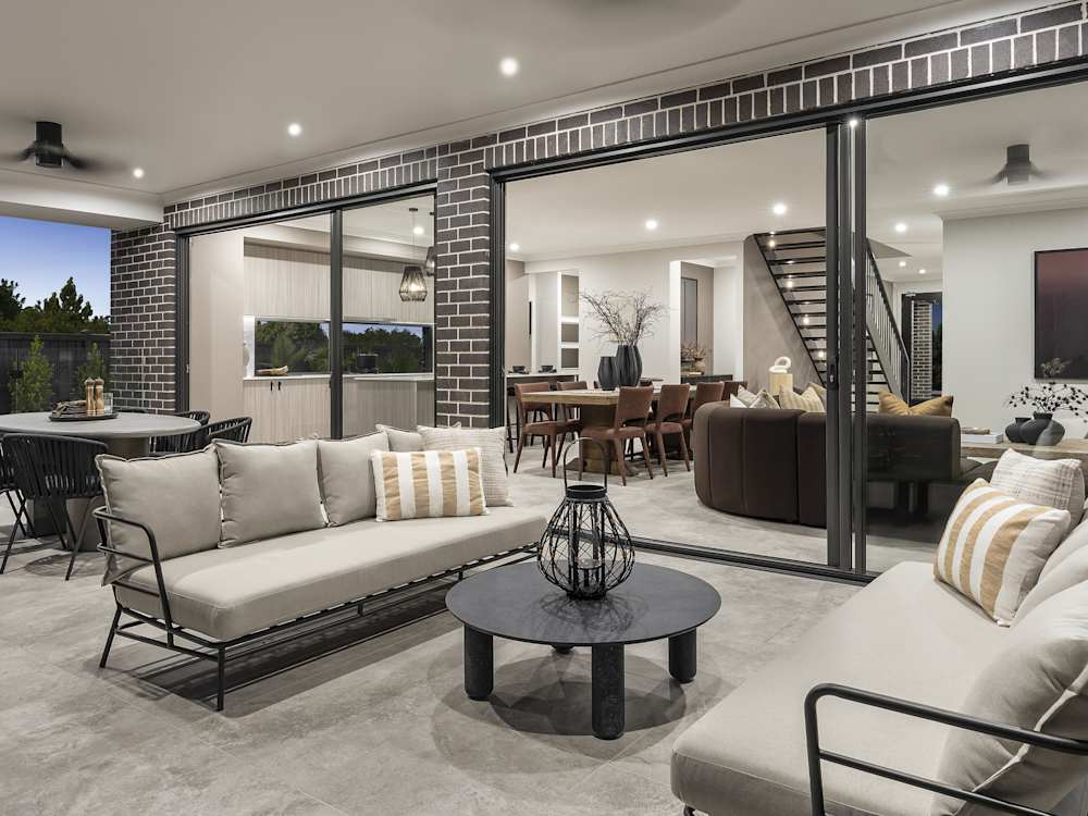 enzo three house design alfresco in urban style