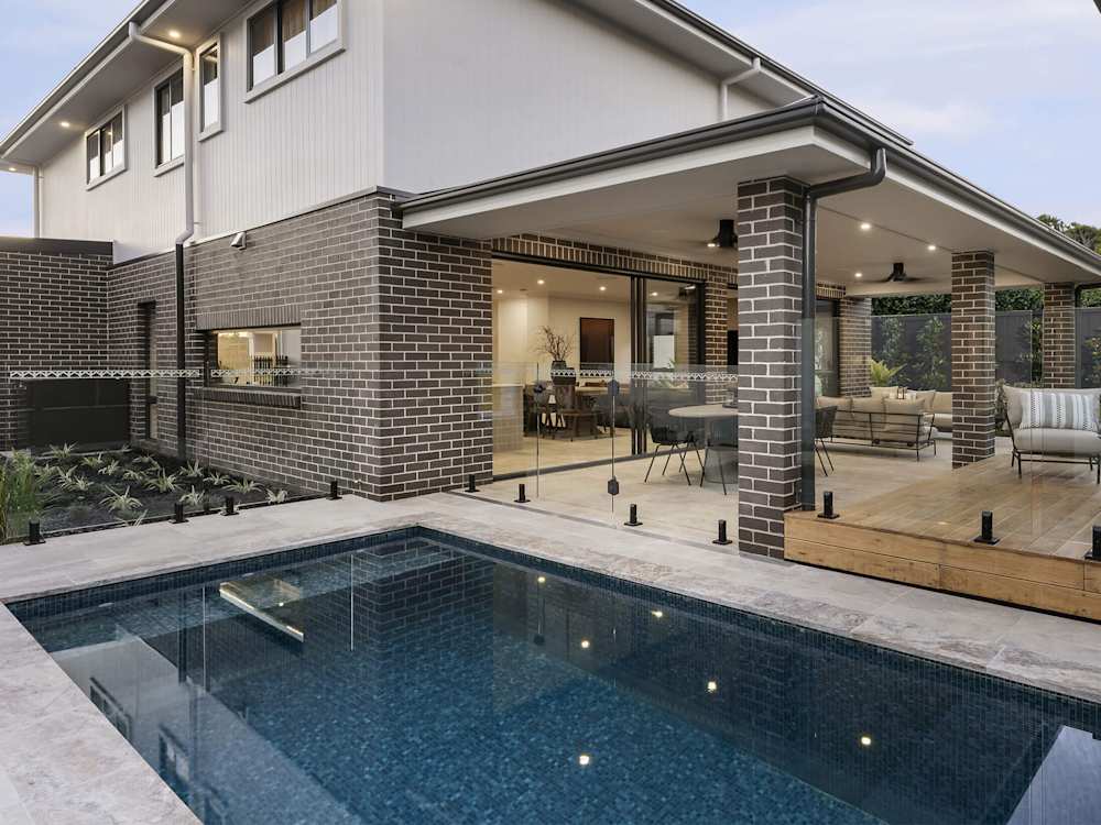 enzo three house design alfresco in urban style