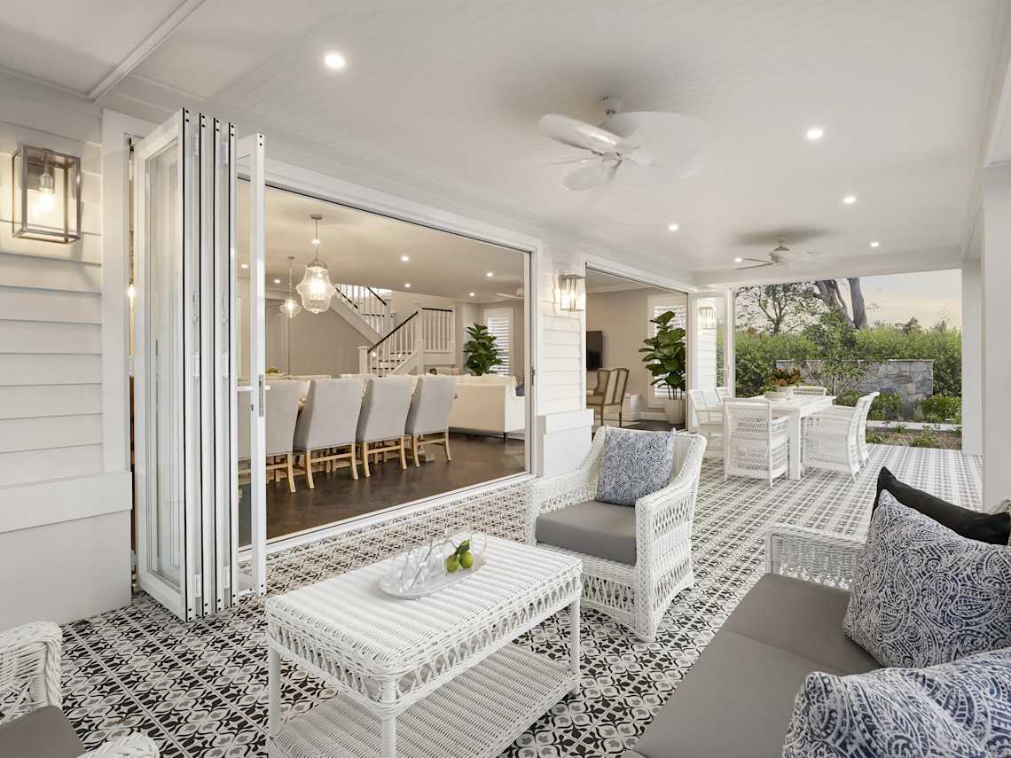 Panorama 39 house design Alfresco in Classic style