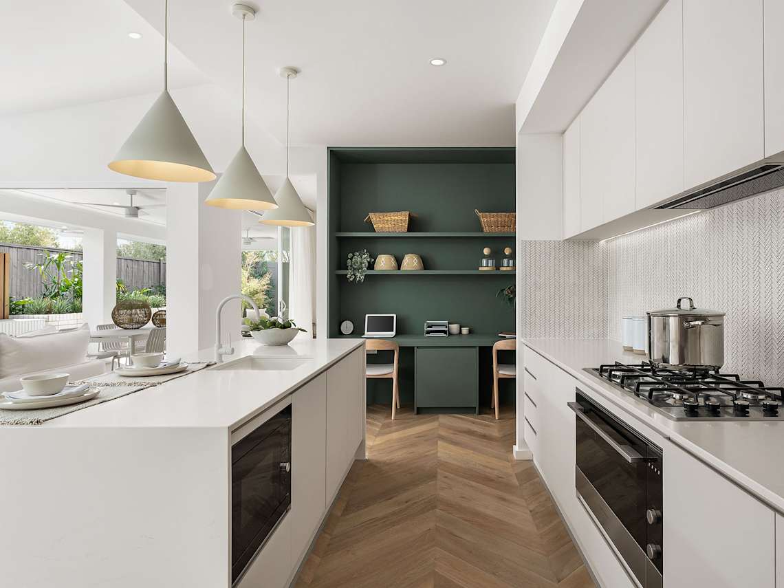bayswater encore house design kitchen in contempo style