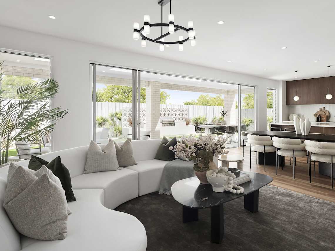 Grandeur 42 one house design living - 5 bedroom home designs