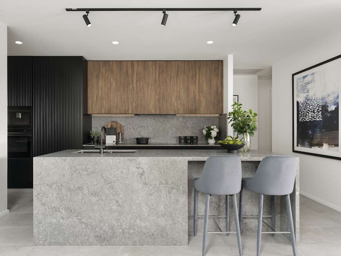 Beachmere Encore House Design Kitchen - 4 bedroom