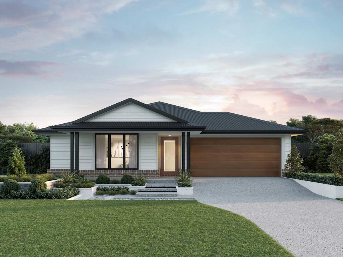 Amalfi One house design with Seaspray facade