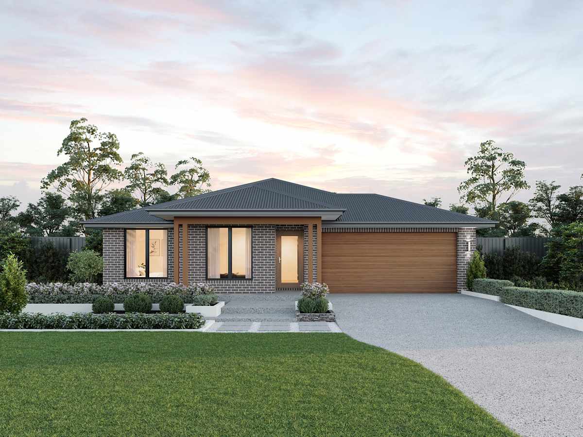 Portillo One house design with Highland facade