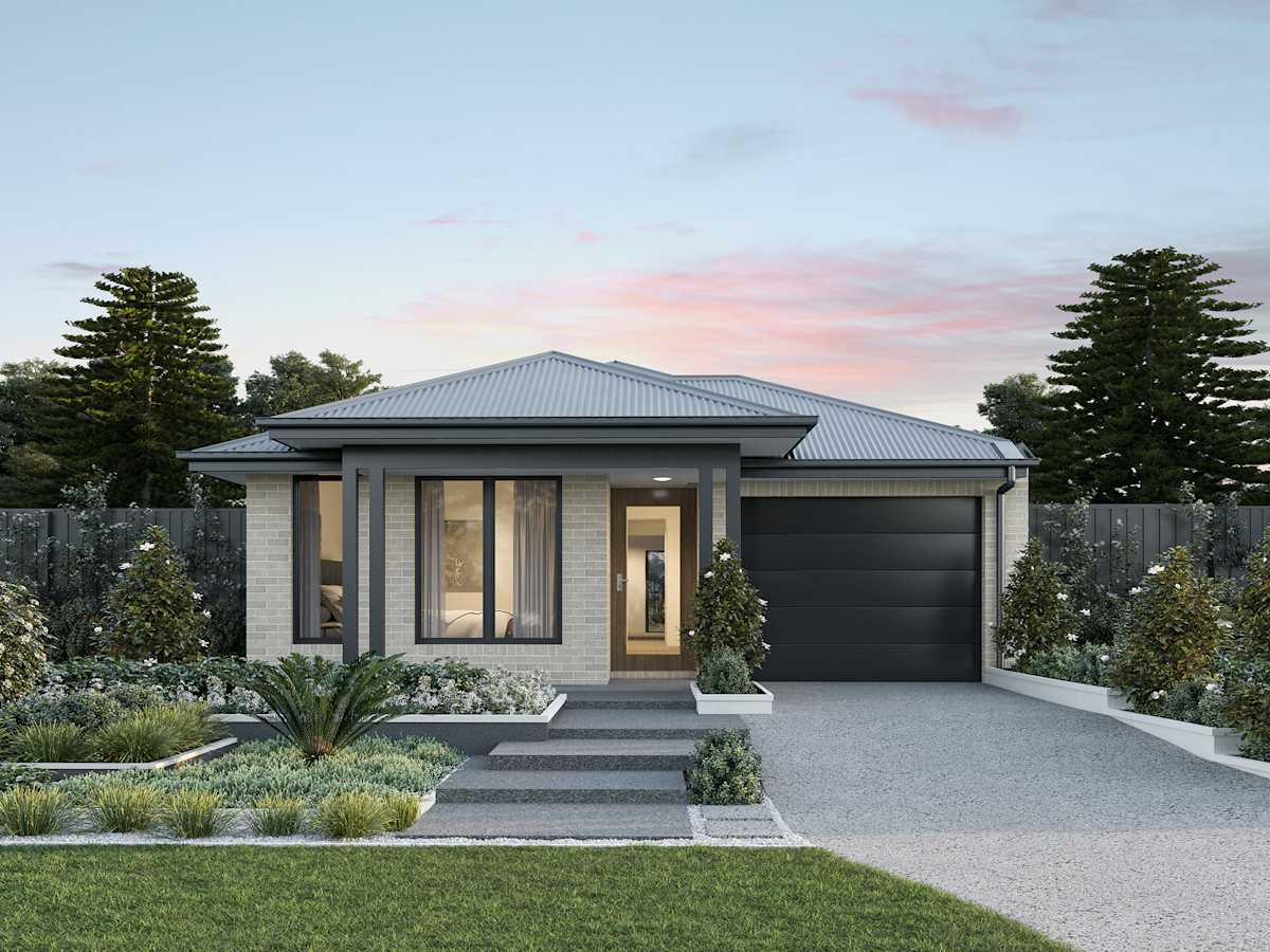 Ravello One house design with Highland facade