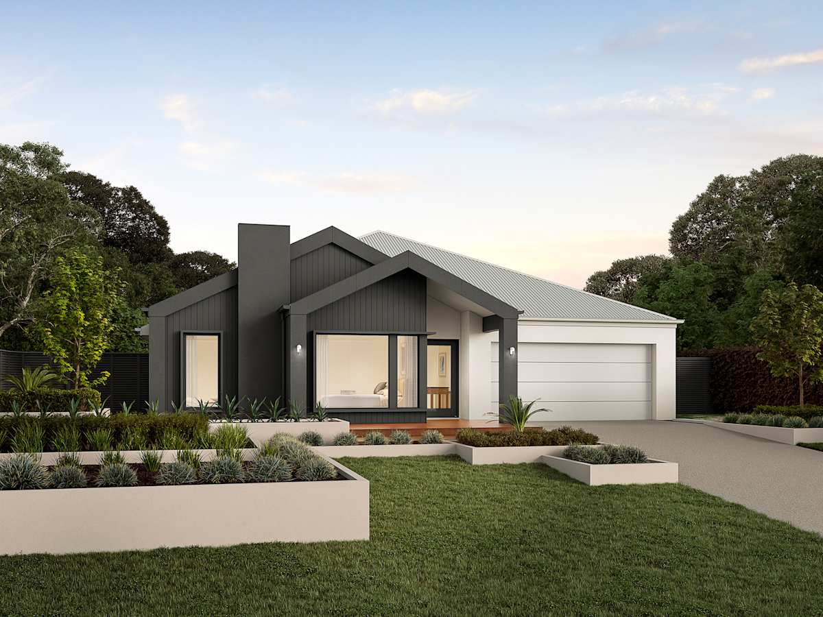 Anchorage Encore house design with Scandi facade