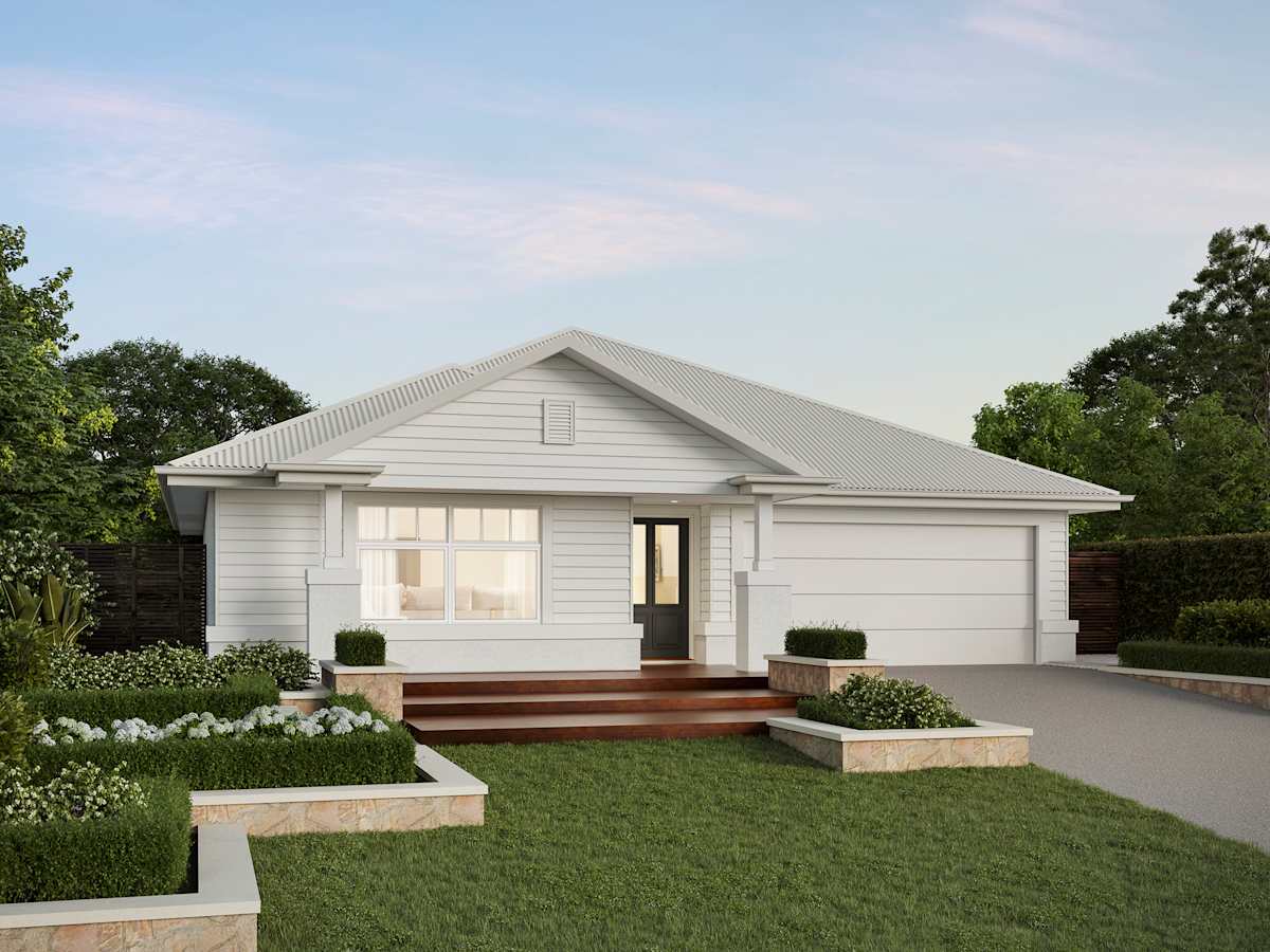 Bayswater Classic house design with Hampton facade