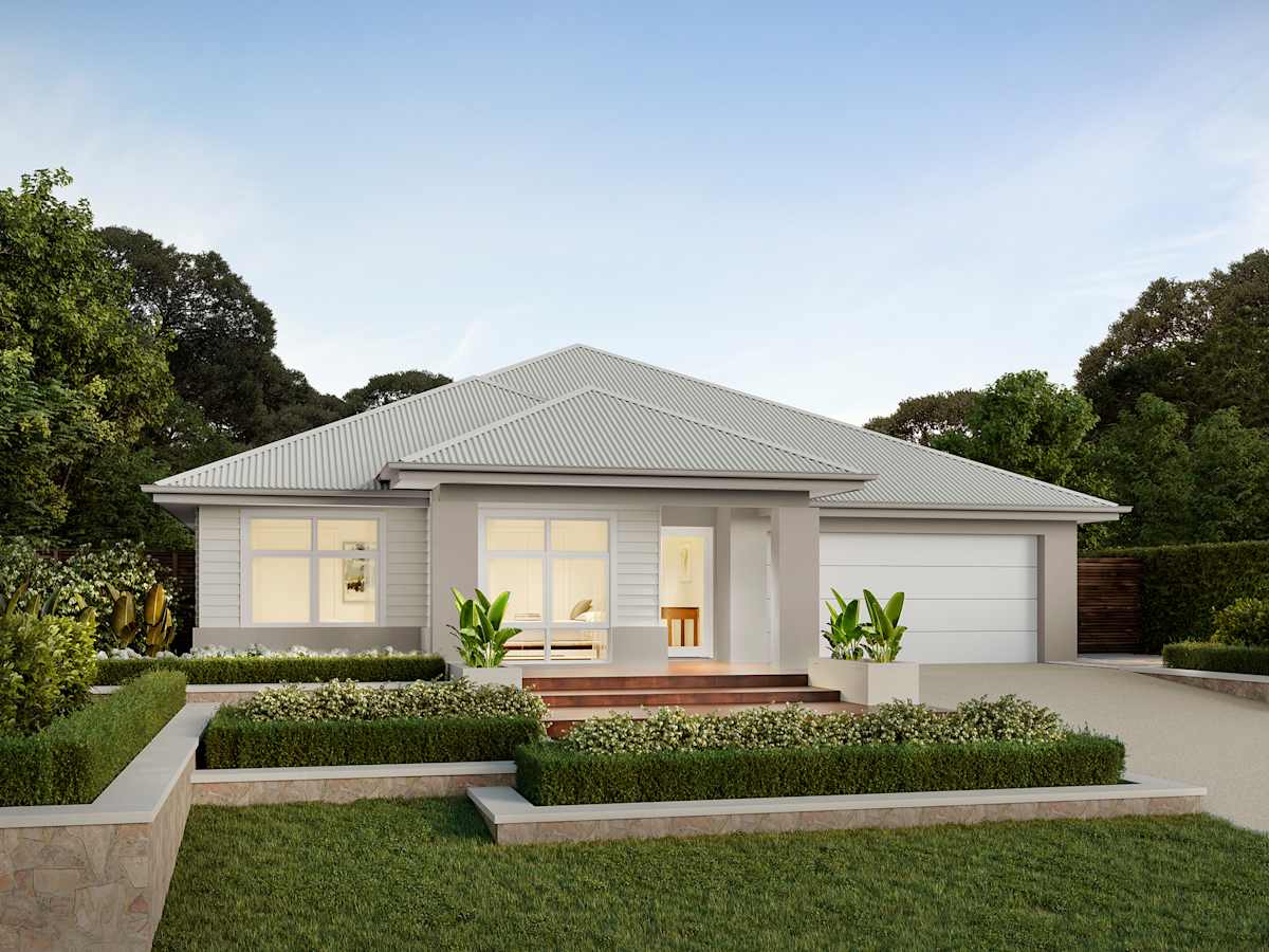 Miami Classic house design with Cascade facade