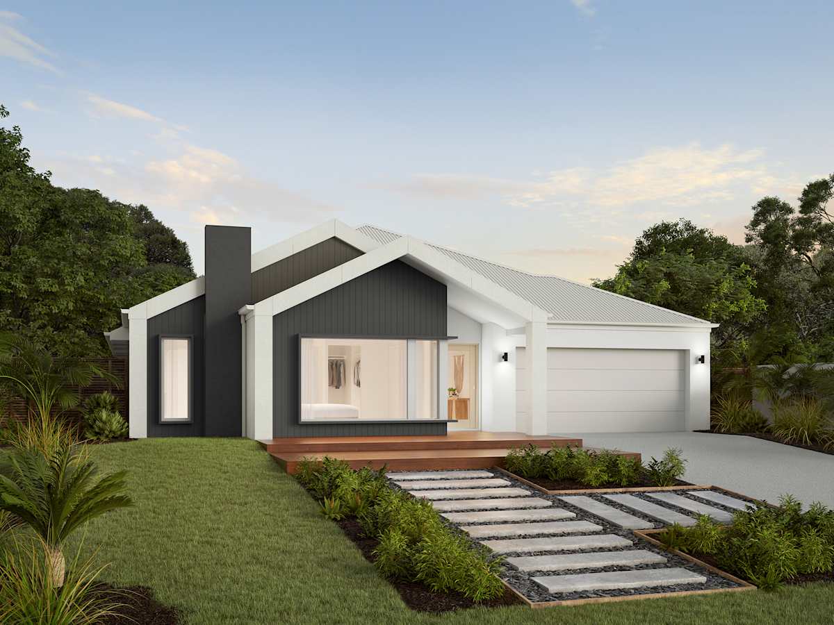 Retreat Grande house design with Scandi facade