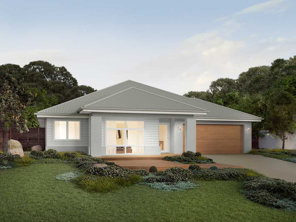 Retreat Grande house design with Cascade facade