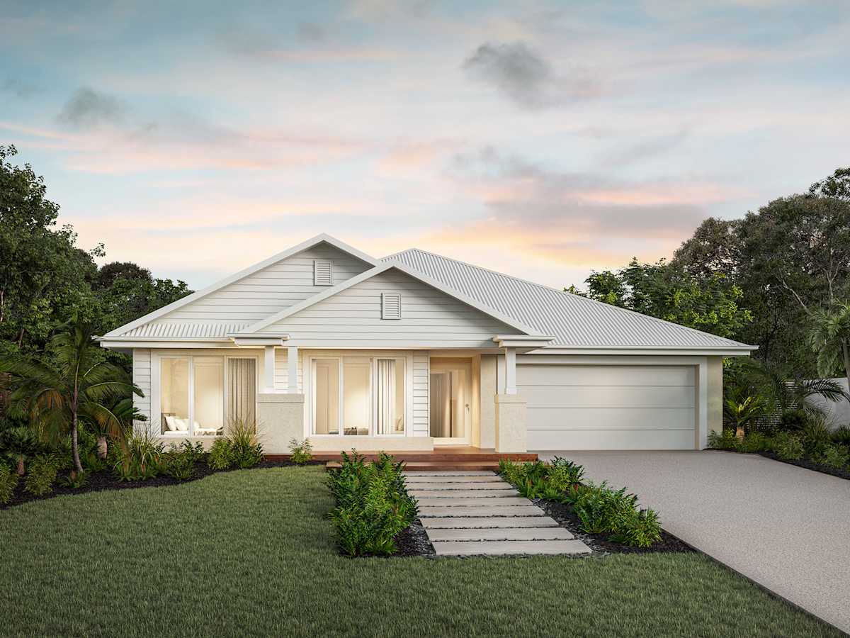 San Marino Classic house design with Whitehaven facade