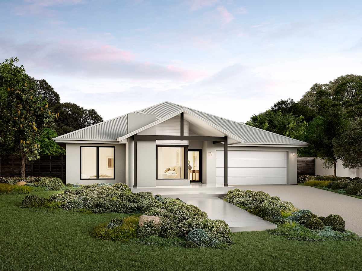 Seaside Executive house design with Cayman facade