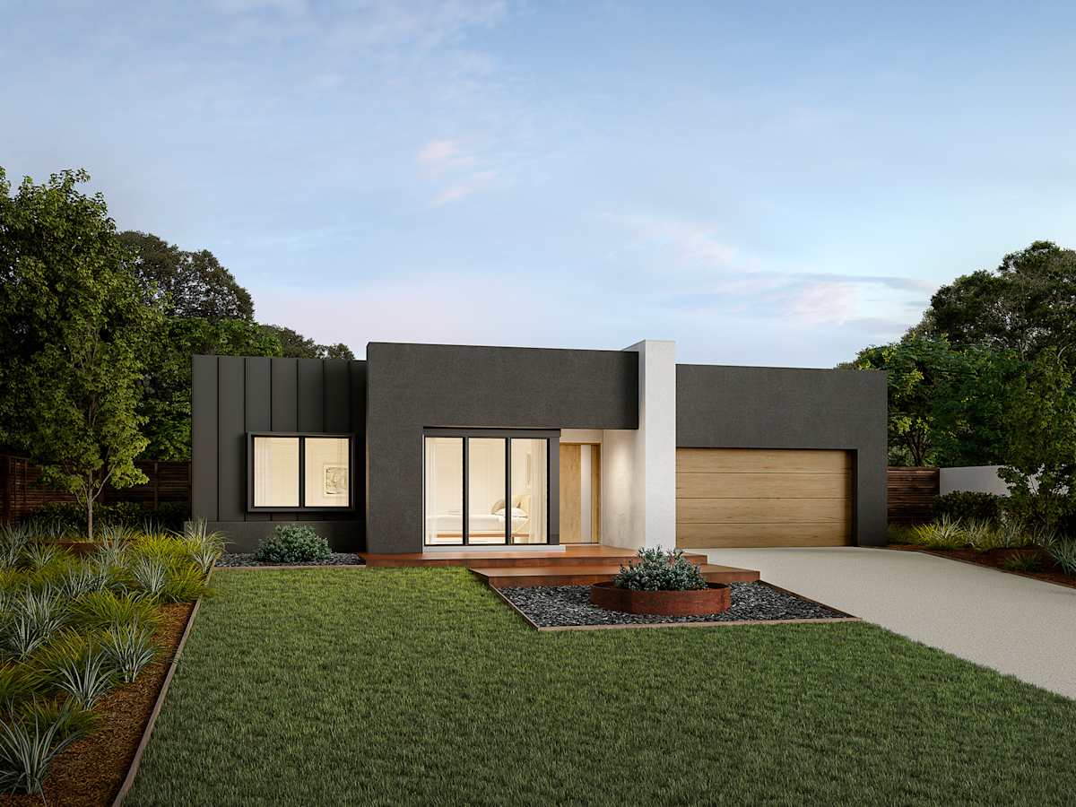 Seaside Executive house design with Lumiere facade