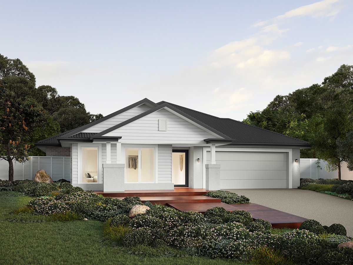 St.Tropez Executive house design with Whitehaven facade