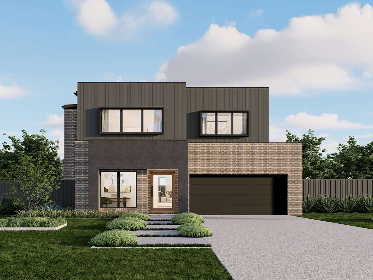 Allora 40 One house design with Crescent facade