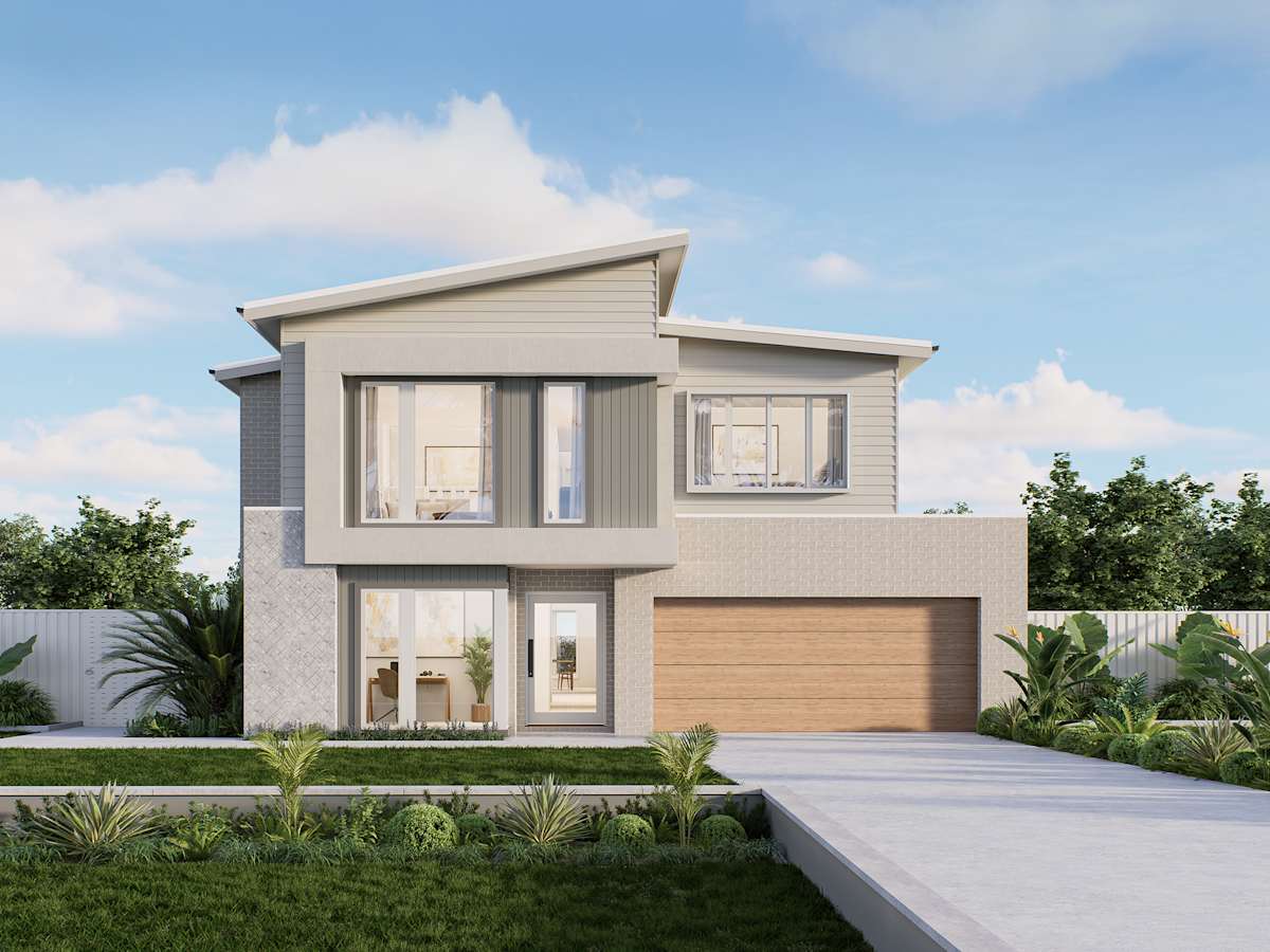 Allora 40 One house design with Burleigh facade