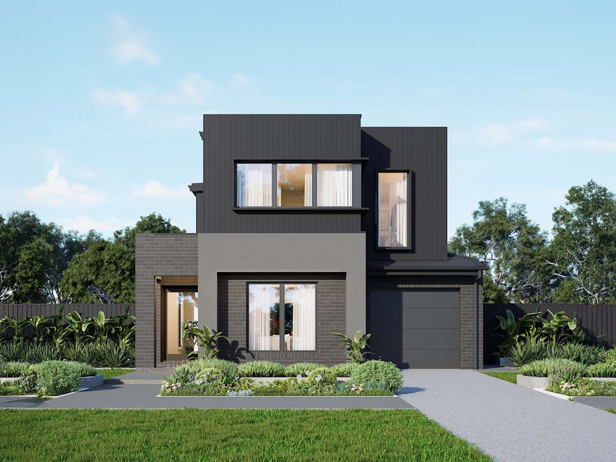 Aria 28 One house design with Crescent facade