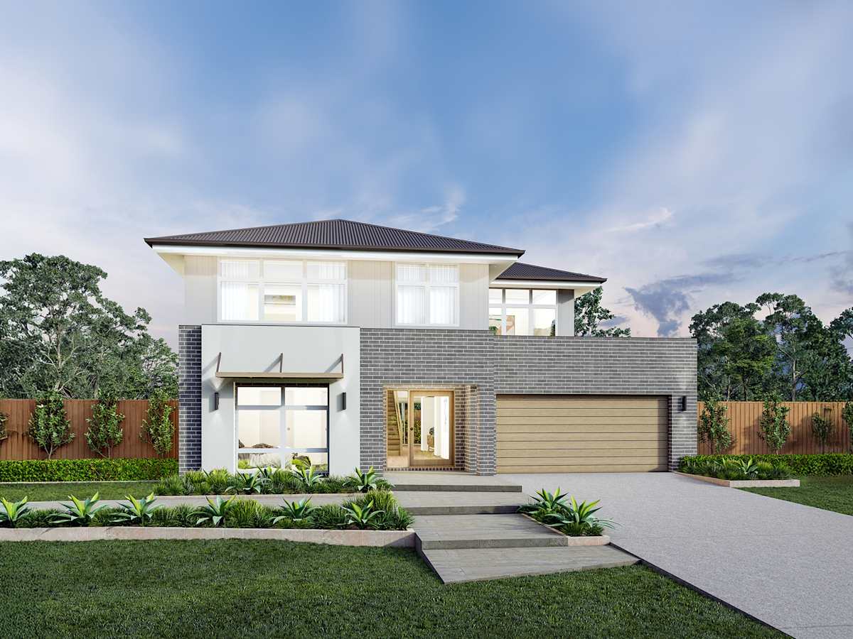 Gradeur 39 One house design with Langley facade