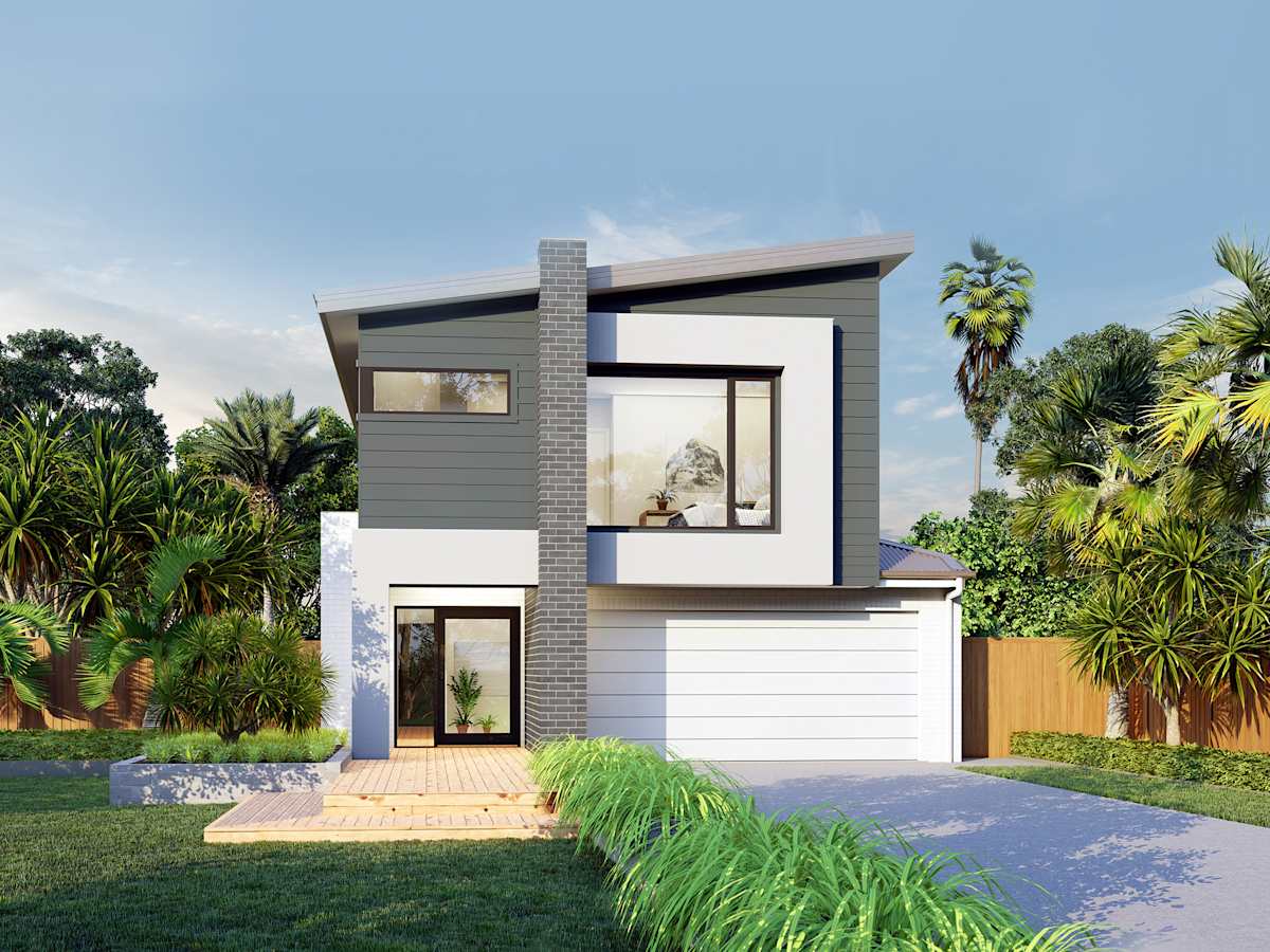 Lancaster 26 One house design with Bateau facade