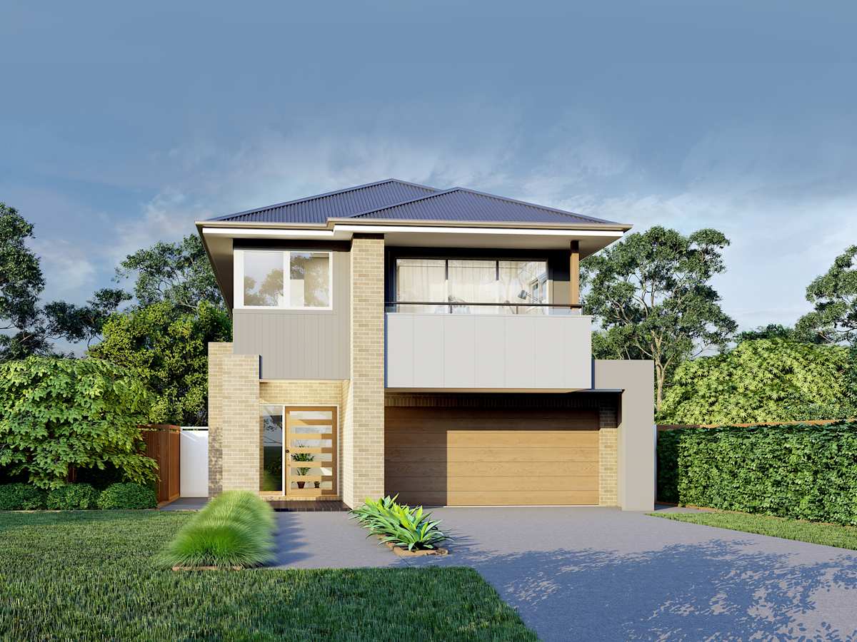 Lancaster 26 One house design with Franke facade