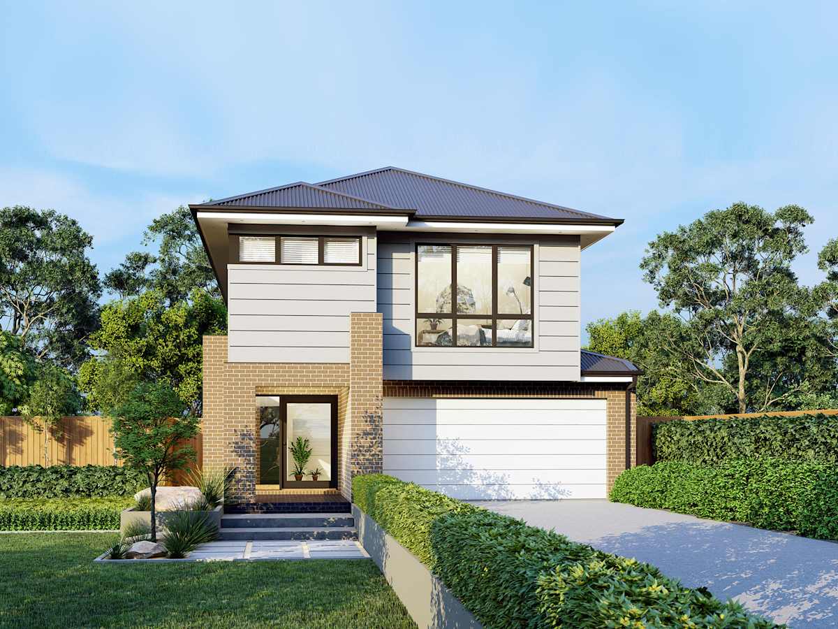 Lancaster 29 One house design with Classic facade